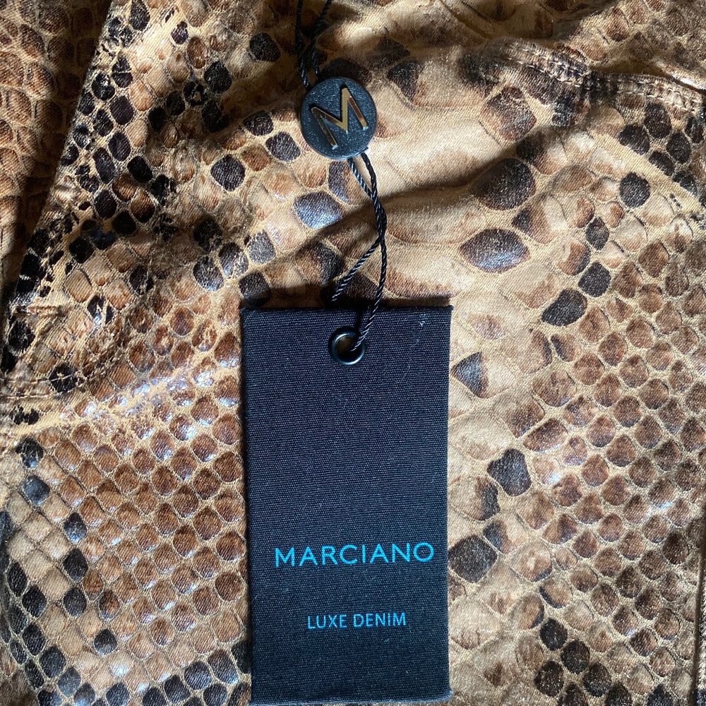 Snake print pants by Marciano